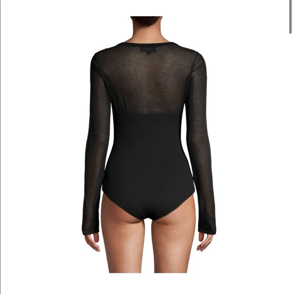 Long Sleeve Ribbed Bodysuit - Picture 4 of 15